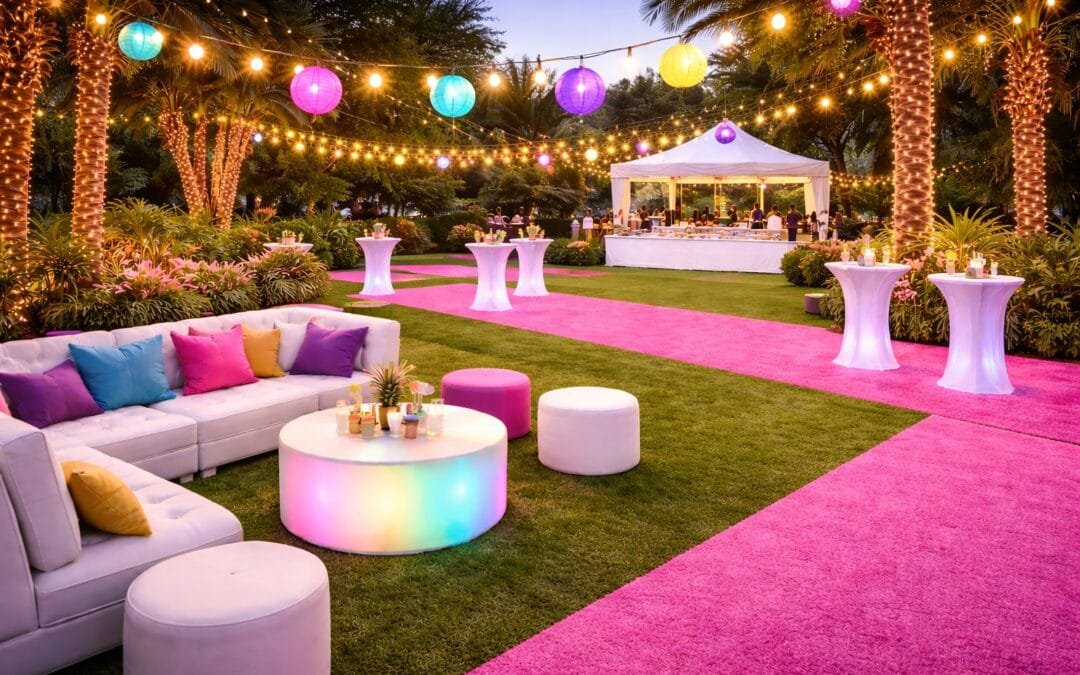 Le gazon synthétique dans les événements : mariage, salon…