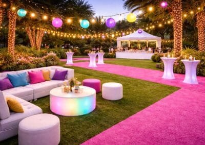 Le gazon synthétique dans les événements : mariage, salon…