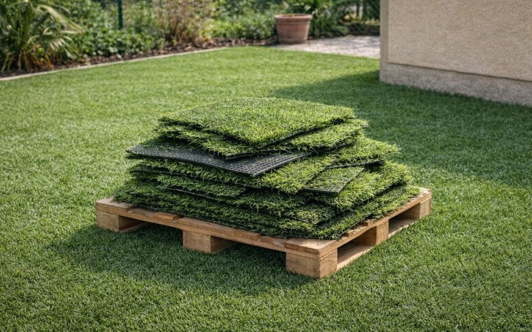 Comment bien stocker ses chutes de gazon synthétique ?