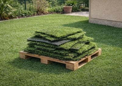 Comment bien stocker ses chutes de gazon synthétique ?